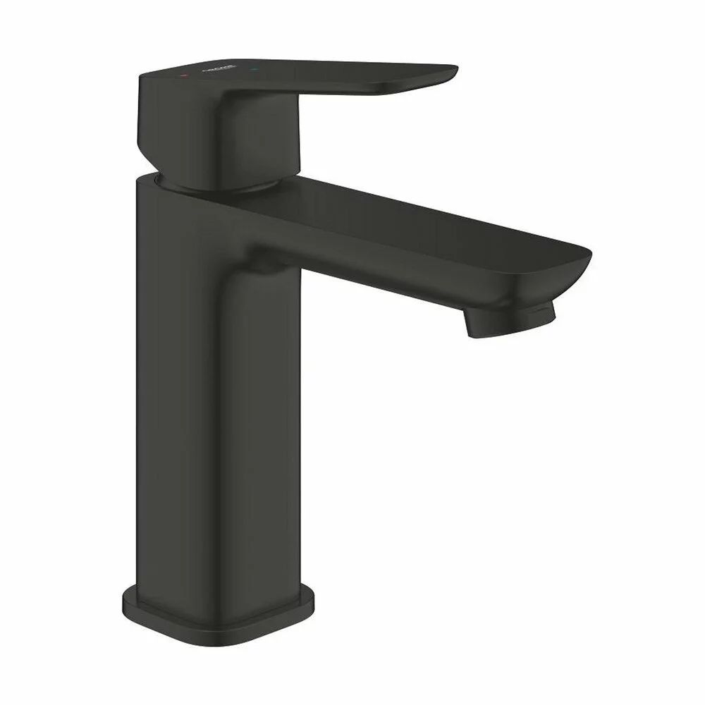 Baterie lavoar Grohe Cubeo M monocomanda finisaj negru mat cu ventil Push-Open