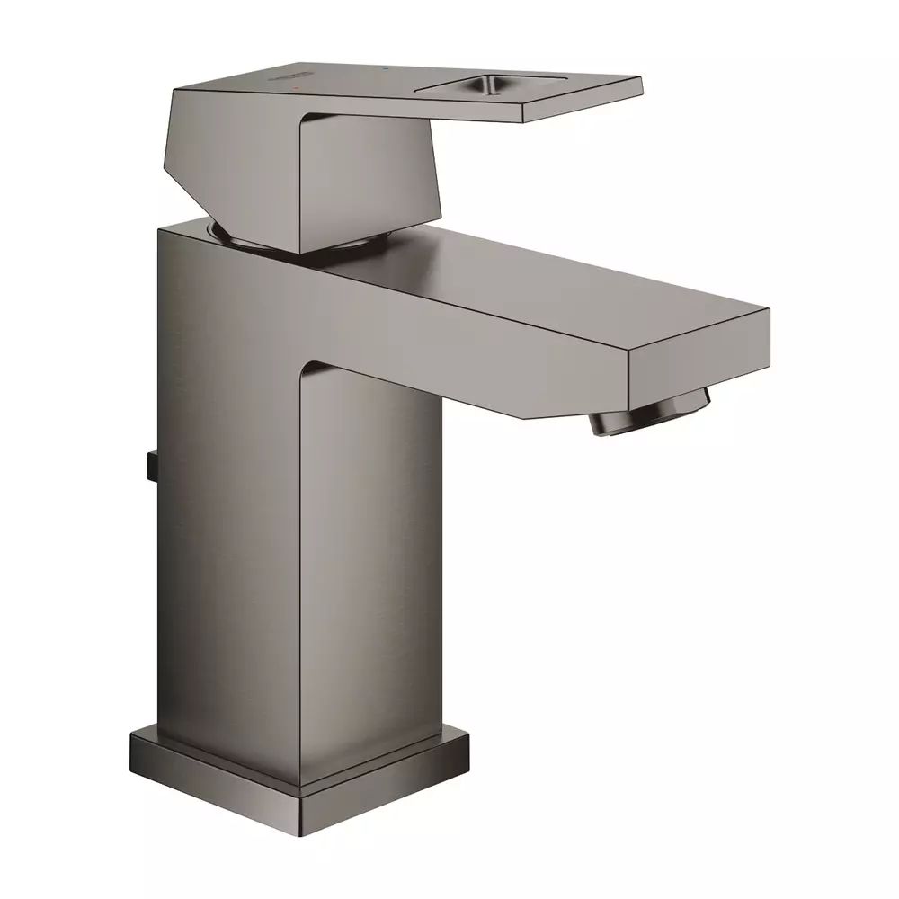 Baterie lavoar Grohe Eurocube S antracit periat Hard Graphite cu ventil Pop-Up