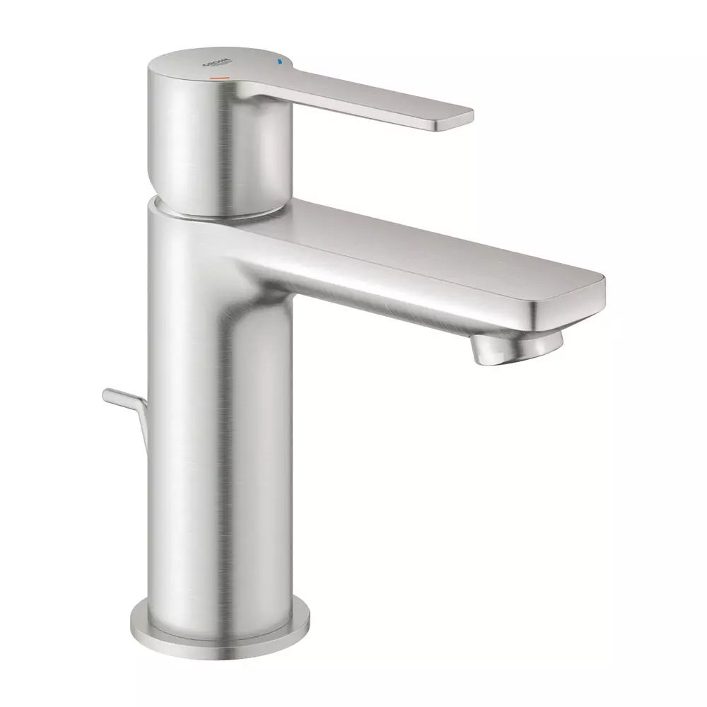Baterie lavoar Grohe Lineare marimea XS crom periat Supersteel monocomanda cu ventil Pop-Up