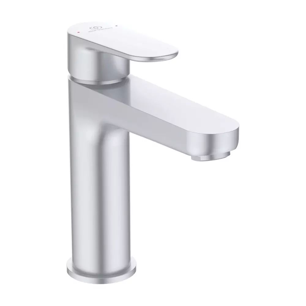 Baterie lavoar Ideal Standard Cerafine O argintiu mat cu ventil Click-Clack