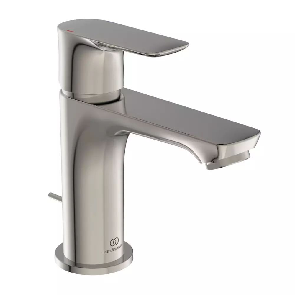 Baterie lavoar Ideal Standard Connect Air argintiu Silver Storm cu ventil metalic