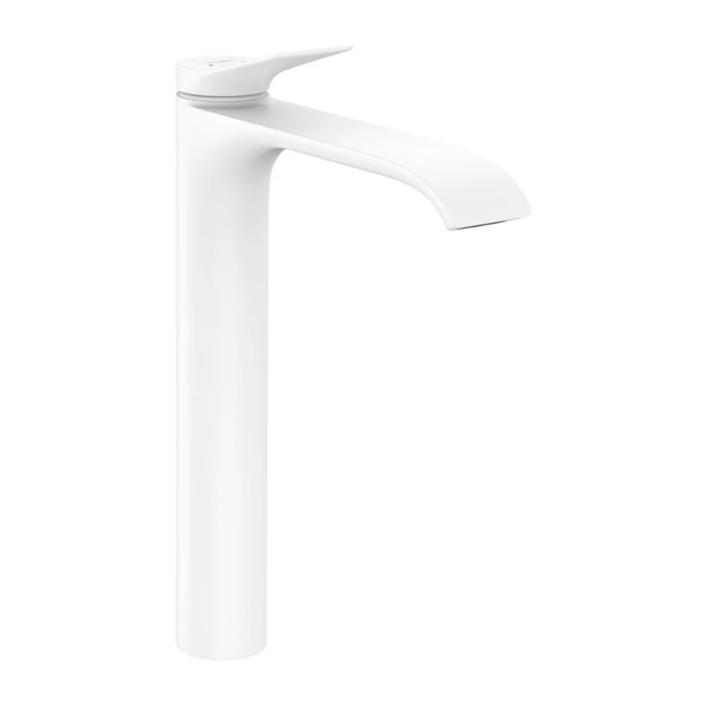 Baterie lavoar inalta Hansgrohe Vivenis 250 cu ventil Pop-Up alb mat