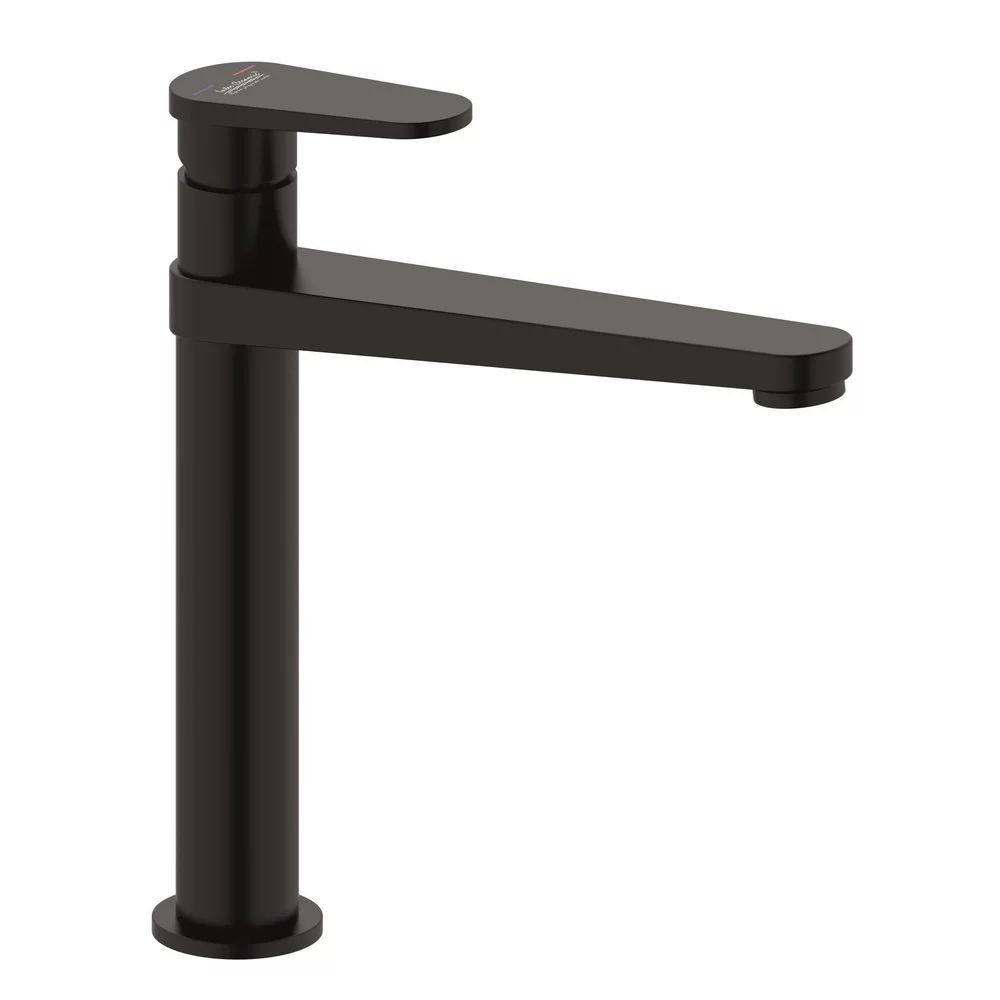 Baterie lavoar inalta Inter Ceramic Bianka monocomanda negru mat