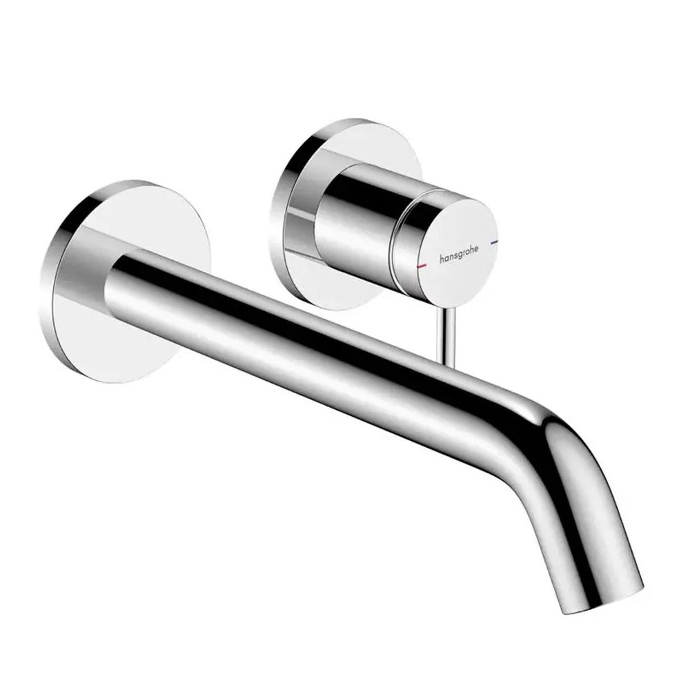 Baterie lavoar incastrata Hansgrohe Tecturis S EcoSmart+ finisaj crom lucios 22.5 cm fara corp ingropat