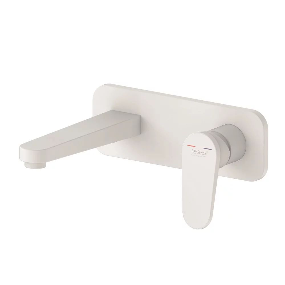 Baterie lavoar incastrata Inter Ceramic Bianka monocomanda alb mat cu corp ingropat