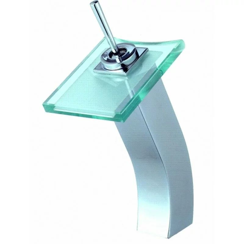 Baterie lavoar Inter Ceramic Orekio monocomanda crom cu sticla transparenta