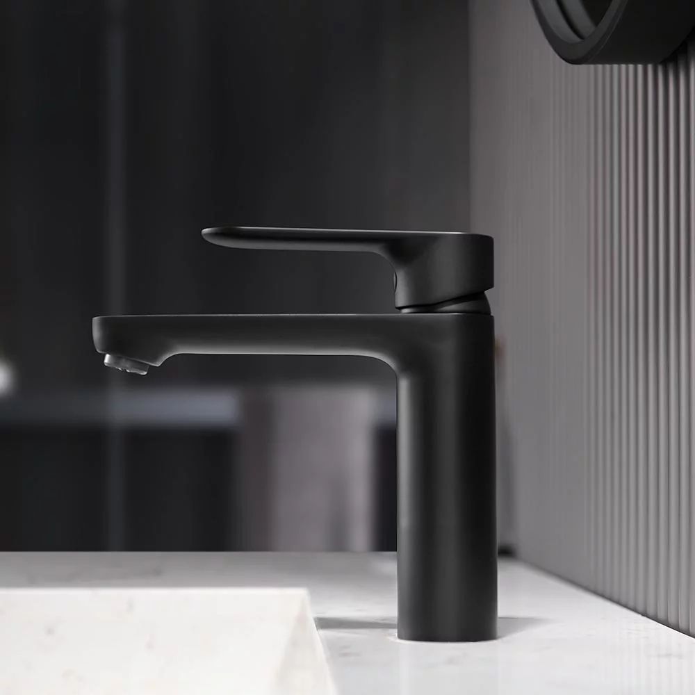 Baterie lavoar Inter Ceramic Torino monocomanda negru mat