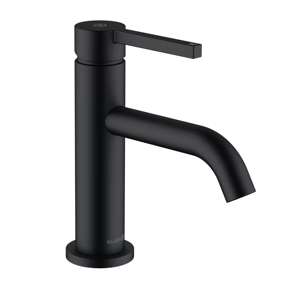 Baterie lavoar Kludi Nova Fonte Pura monocomanda negru mat