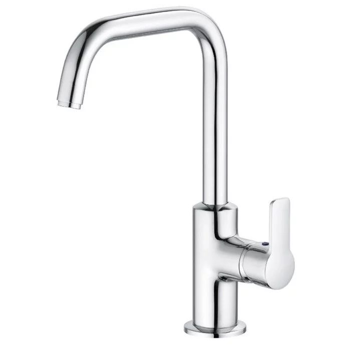 Baterie lavoar Kludi Pure&Easy cu levier lateral si ventil metalic