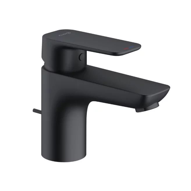 Baterie lavoar Kludi Pure&Style monocomanda negru mat cu ventil