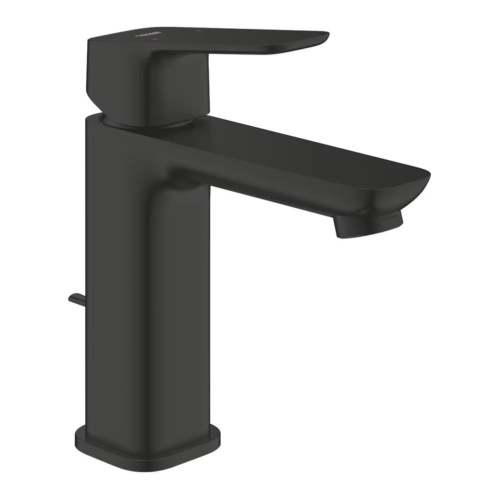 Baterie lavoar monocomanda Grohe Cubeo M cu ventil Pop-Up negru mat