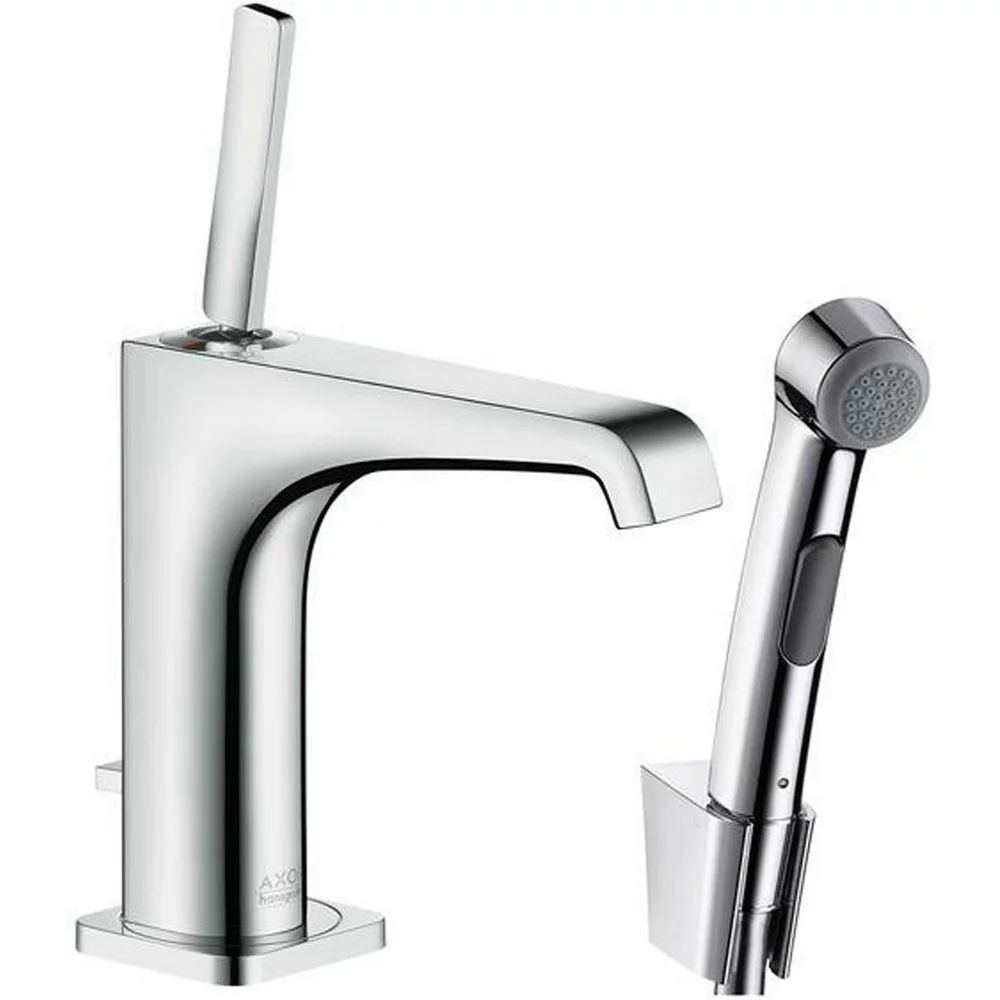 Baterie lavoar monocomanda Hansgrohe Axor CitterioE cu dus igienic