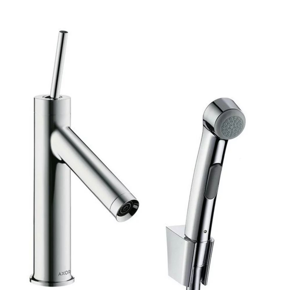 Baterie lavoar monocomanda Hansgrohe Axor Starck 90 cu dus igienic