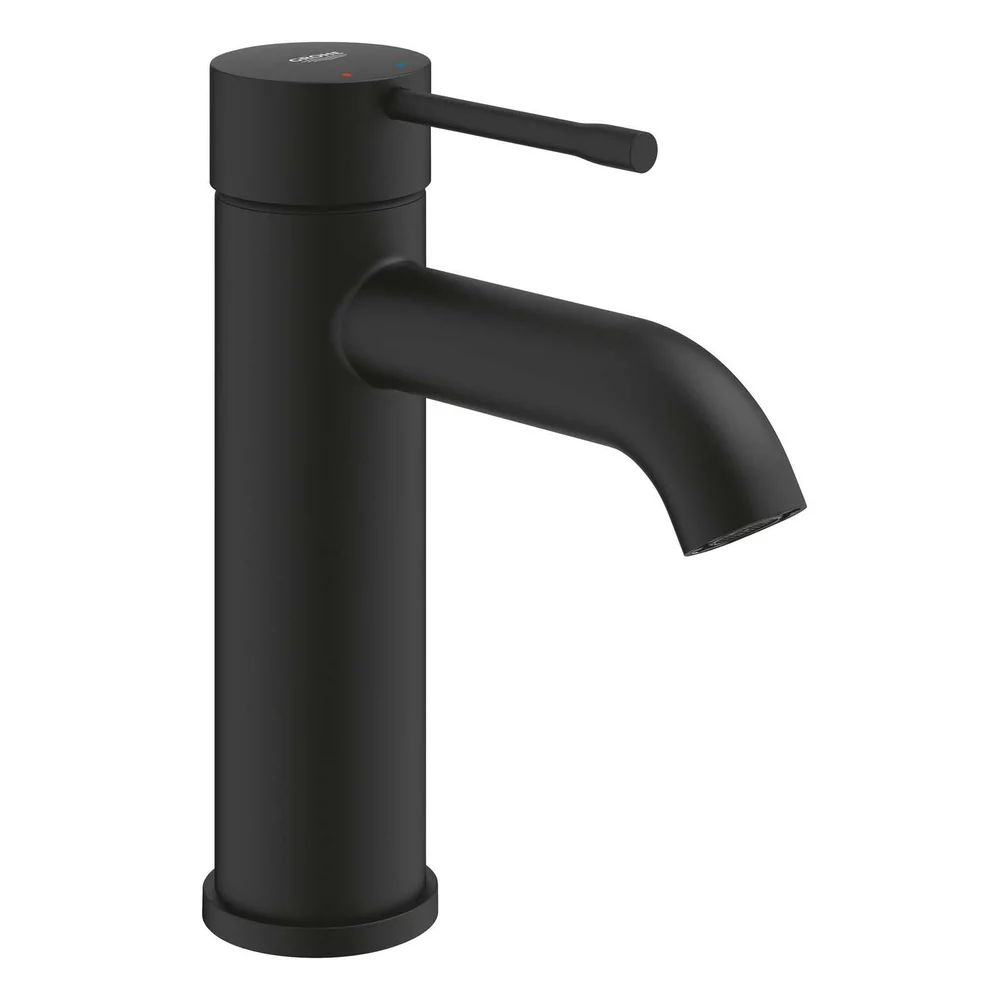 Baterie lavoar monocomanda negru mat Grohe Essence S fara ventil