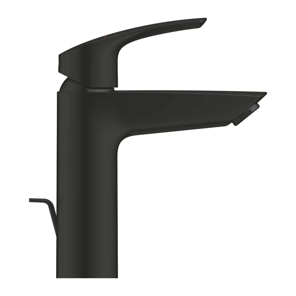 Baterie lavoar monocomanda negru mat Grohe Eurosmart New M
