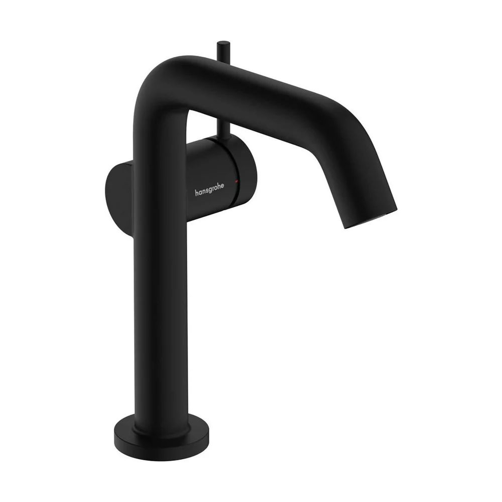 Baterie lavoar negru mat Hansgrohe Tecturis S 150 Fine CoolStart EcoSmart+