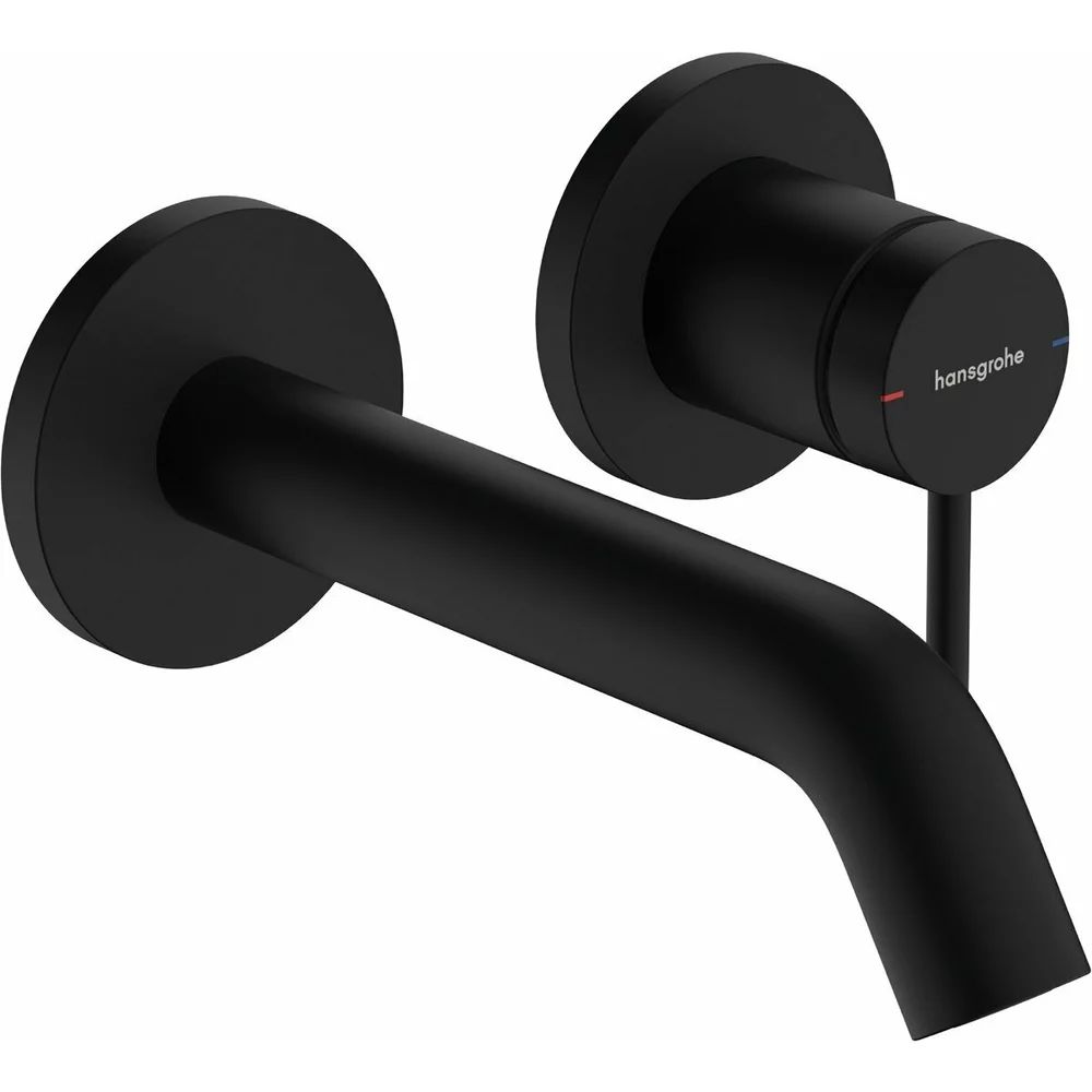 Baterie lavoar negru mat Hansgrohe Tecturis S fara corp ingropat
