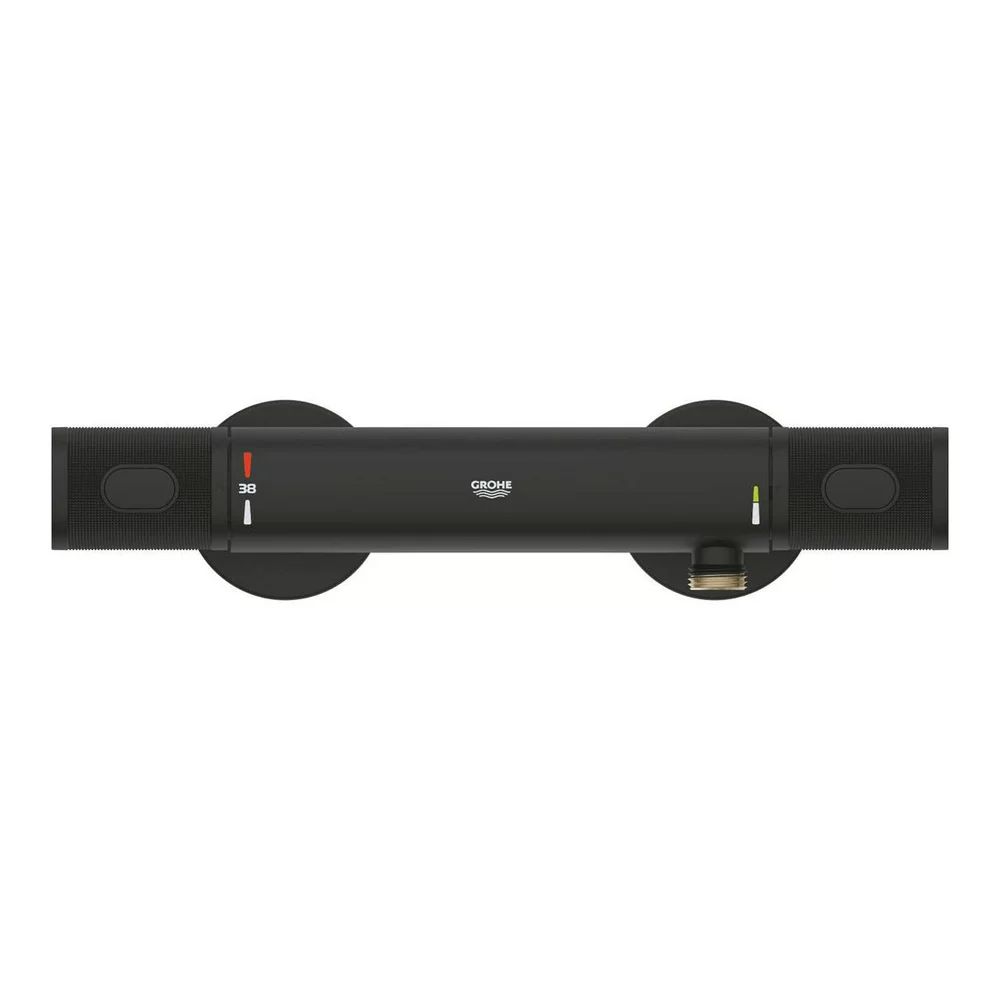 Baterie pentru dus negru mat Grohtherm 1000 Performance