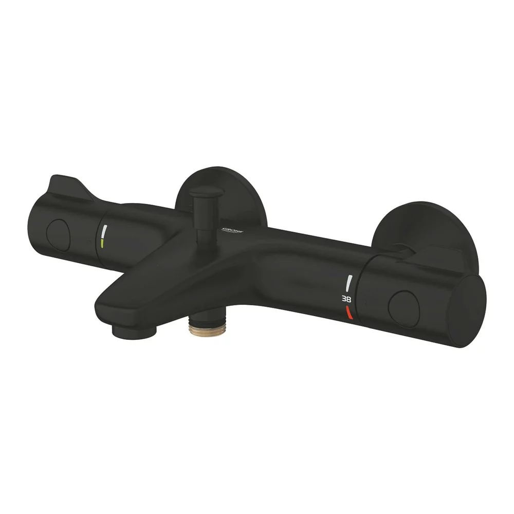 Baterie termostatata cada negru mat Grohe Grohtherm 800