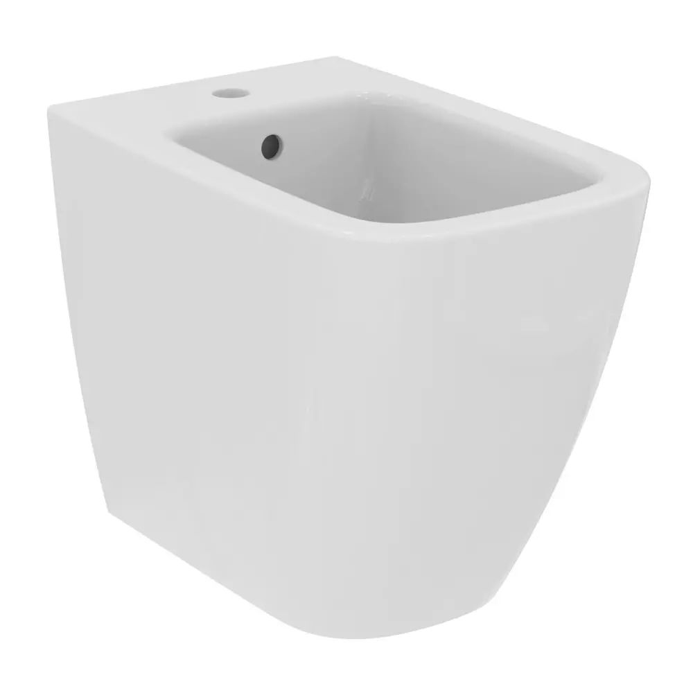 Bideu pe pardoseala Ideal Standard I.life B alb lucios SmartGuard