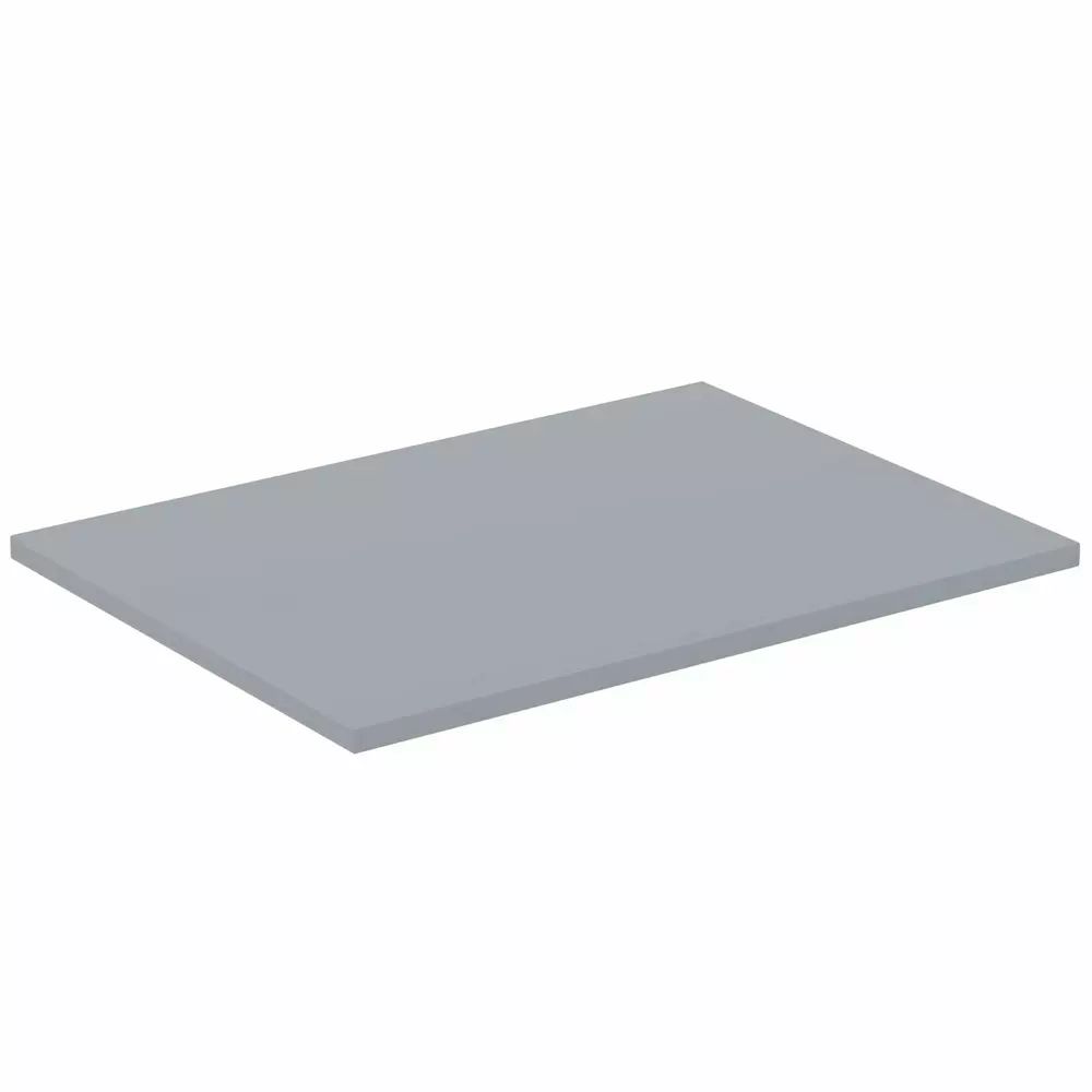 Blat pentru lavoar gri deschis Ideal Standard Connect Air fara decupaj 60 cm