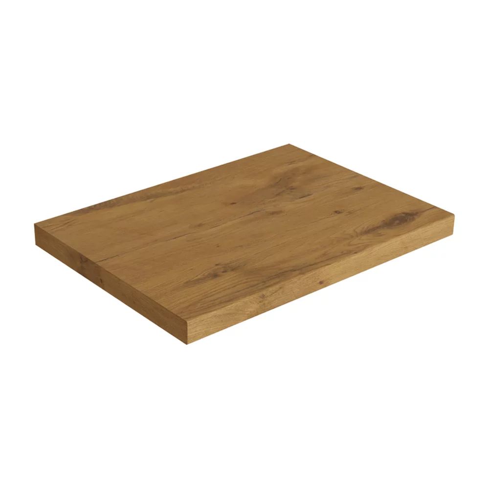 Blat pentru lavoar Rune Ottar 60x47 cm finisaj lemn-stejar