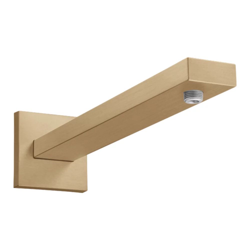 Brat de dus Hansgrohe E39 bronz periat forma dreptunghiulara