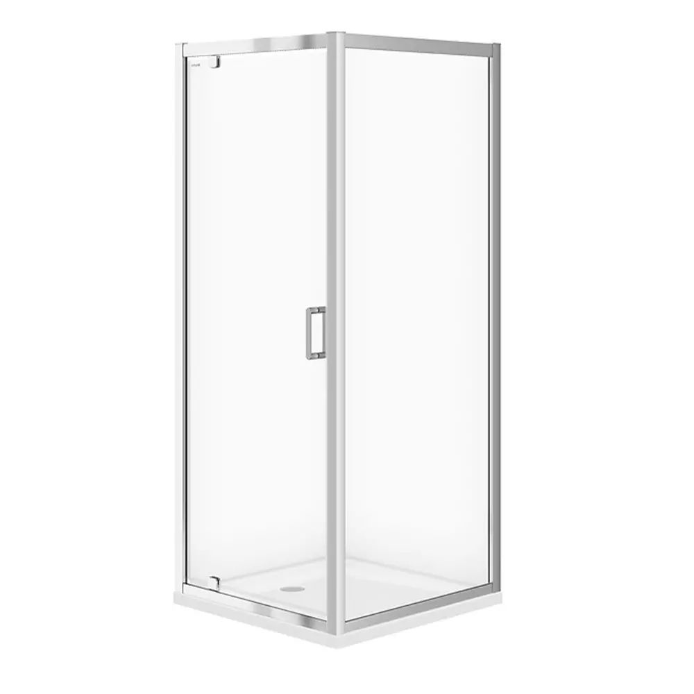 Cabina de dus patrata Cersanit Arteco cu usa pivotanta 80x80 crom