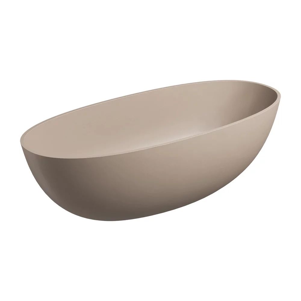 Cada freestanding compozit Omnires Shell M+ finisaj bej dune mat 175x78 cm