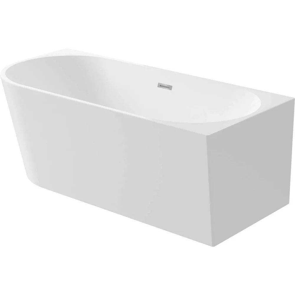 Cada freestanding Deante Silia dreapta 150 cm lipita de perete, BTW