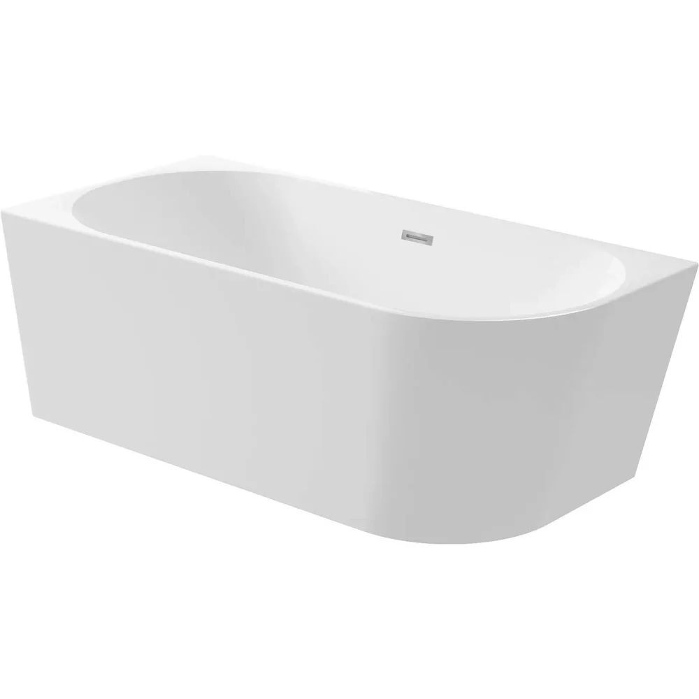 Cada freestanding Deante Silia stanga 160 cm lipita de perete, BTW