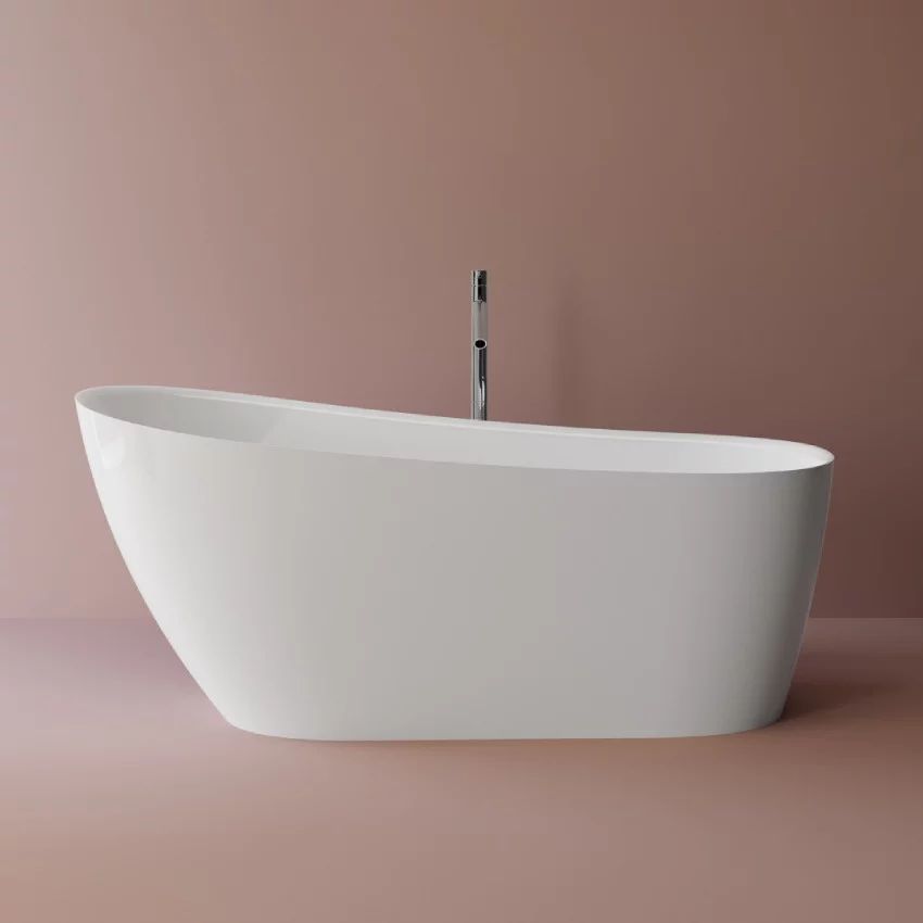 Cada freestanding din compozit Marmite Santorini 169x74 cm