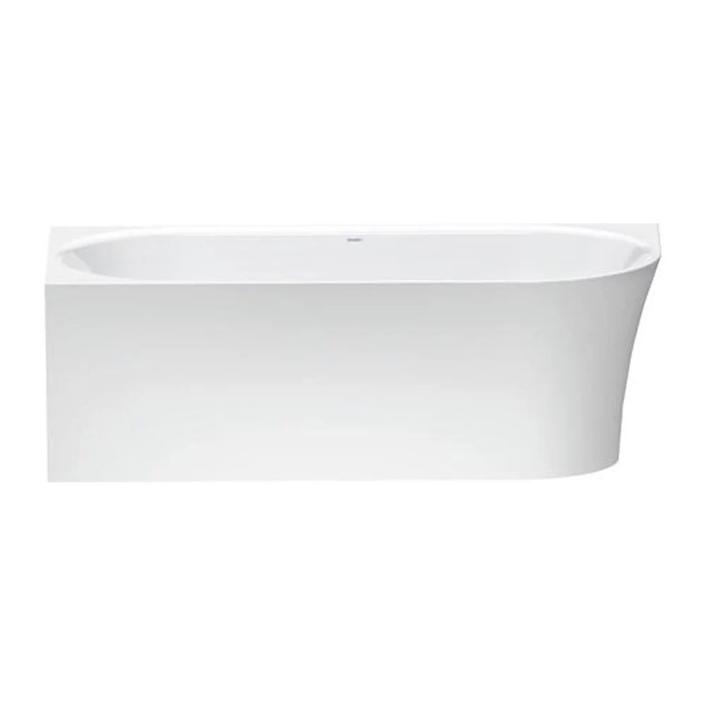 Cada freestanding Duravit DuraSenja 150x75 cm finisaj alb stanga lipita de perete, BTW