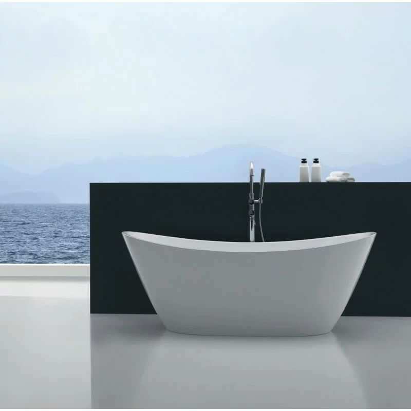 Cada freestanding Inter Ceramic alb 170x80 cm