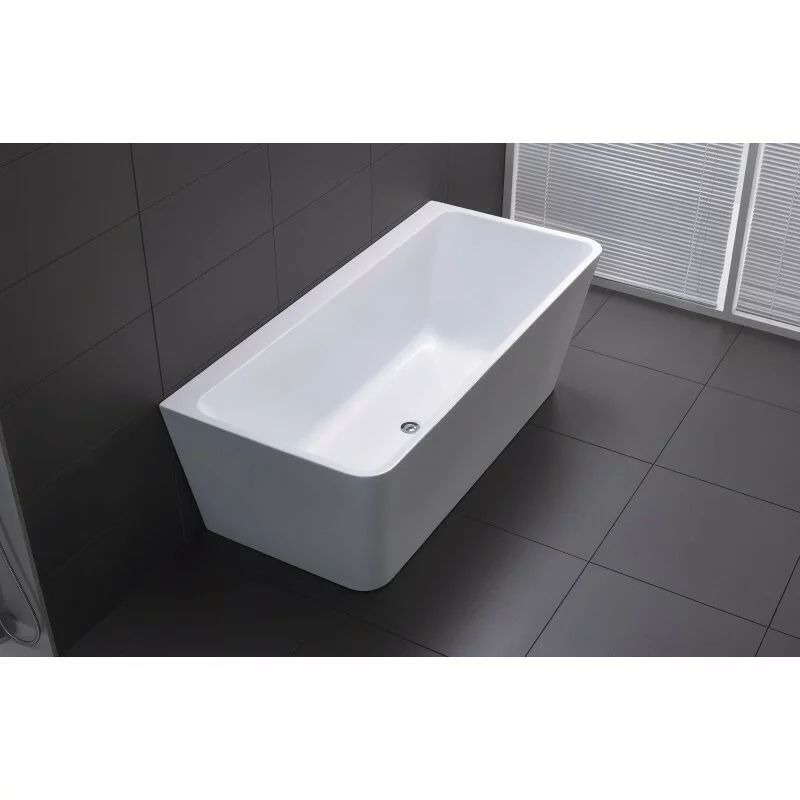 Cada freestanding Inter Ceramic acril alb 170x73.5 cm lipita de perete, BTW