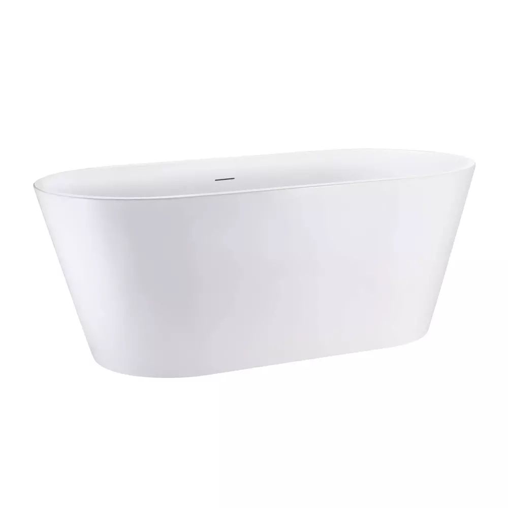 Cada freestanding Rea Milano 150x75 cm alb lucios