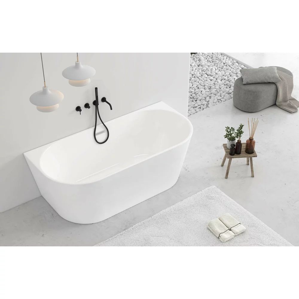 Cada freestanding Rune Birka 160 x 75 cm lipita de perete, BTW