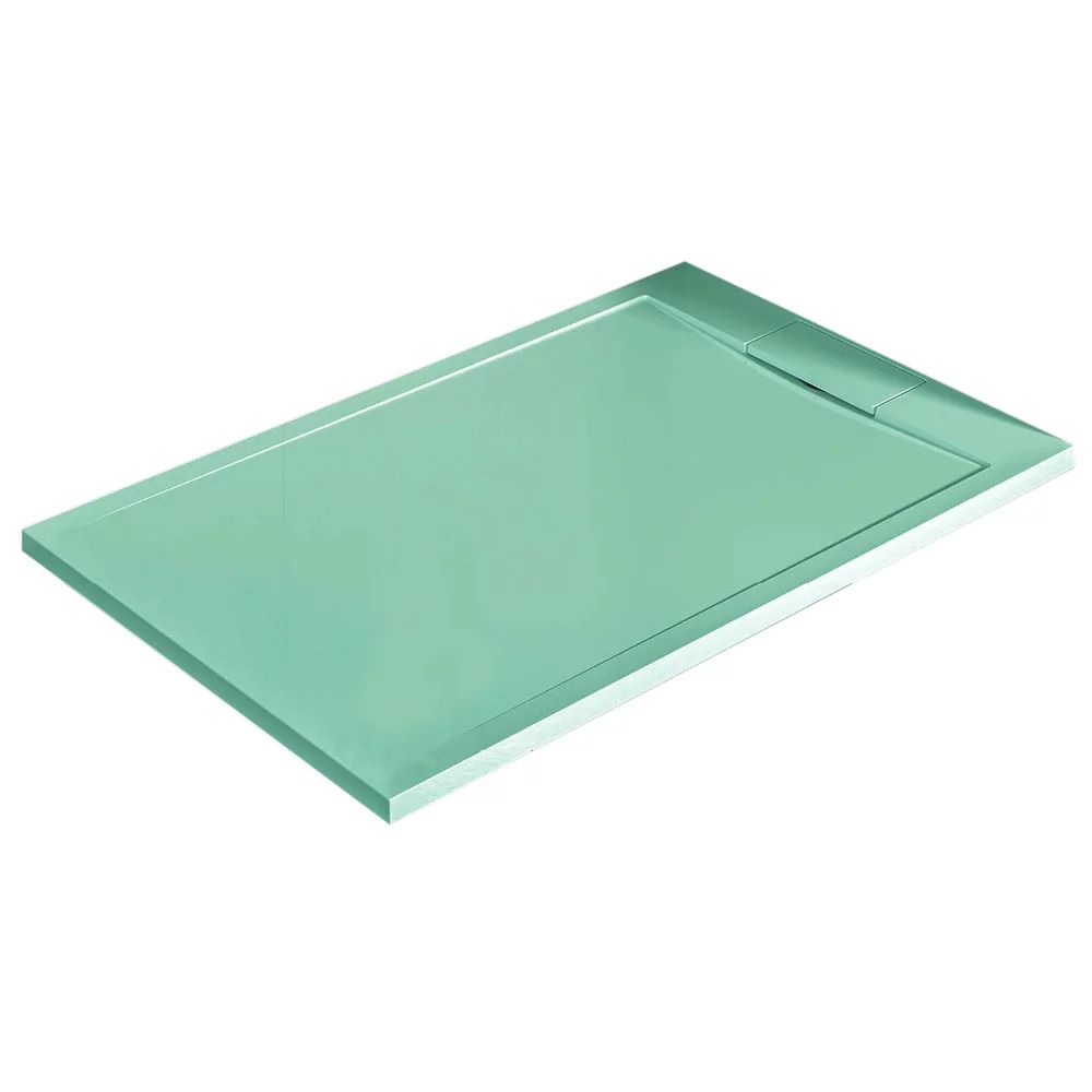 Cadita compozit pentru dus Inter Ceramic dreptunghiulara 120x80 cm verde menta