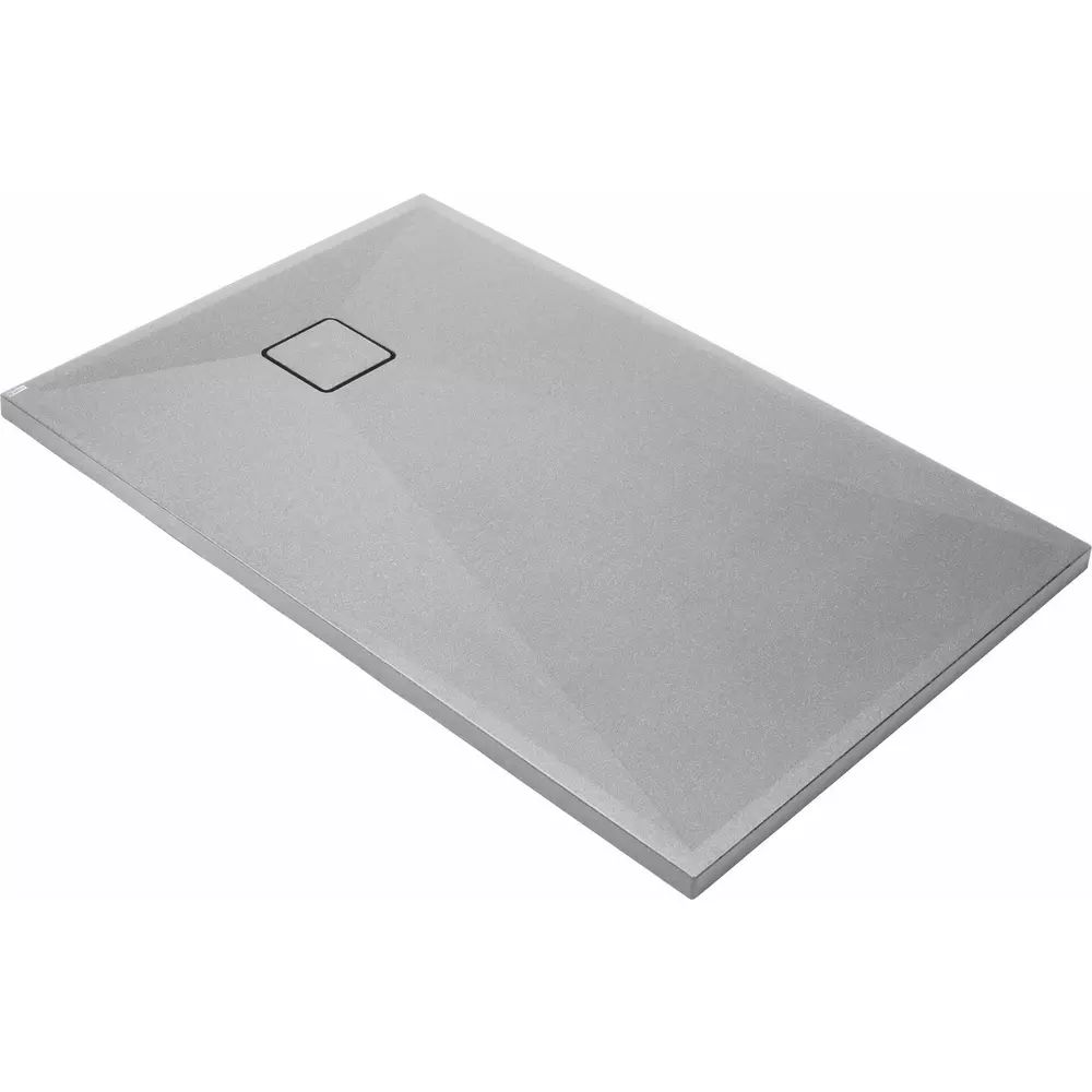 Cadita de dus Deante Correo gri metalic 80x140 cm