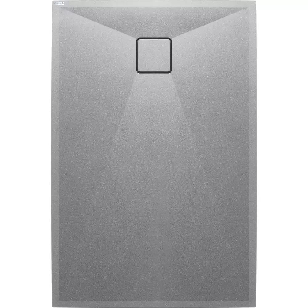 Cadita de dus Deante Correo gri metalic 90x140 cm