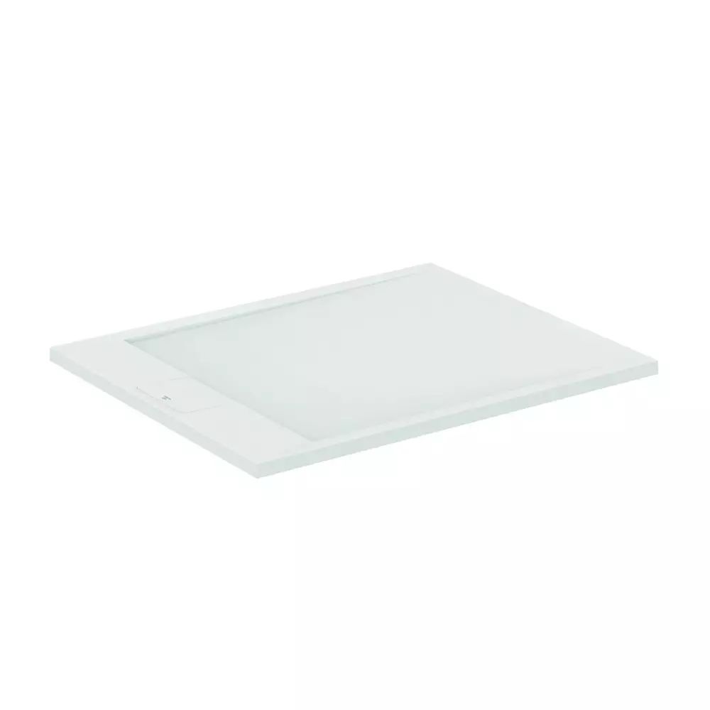 Cadita de dus dreptunghiulara Ideal Standard i.life Ultra Flat S alb pur 100x80 cm