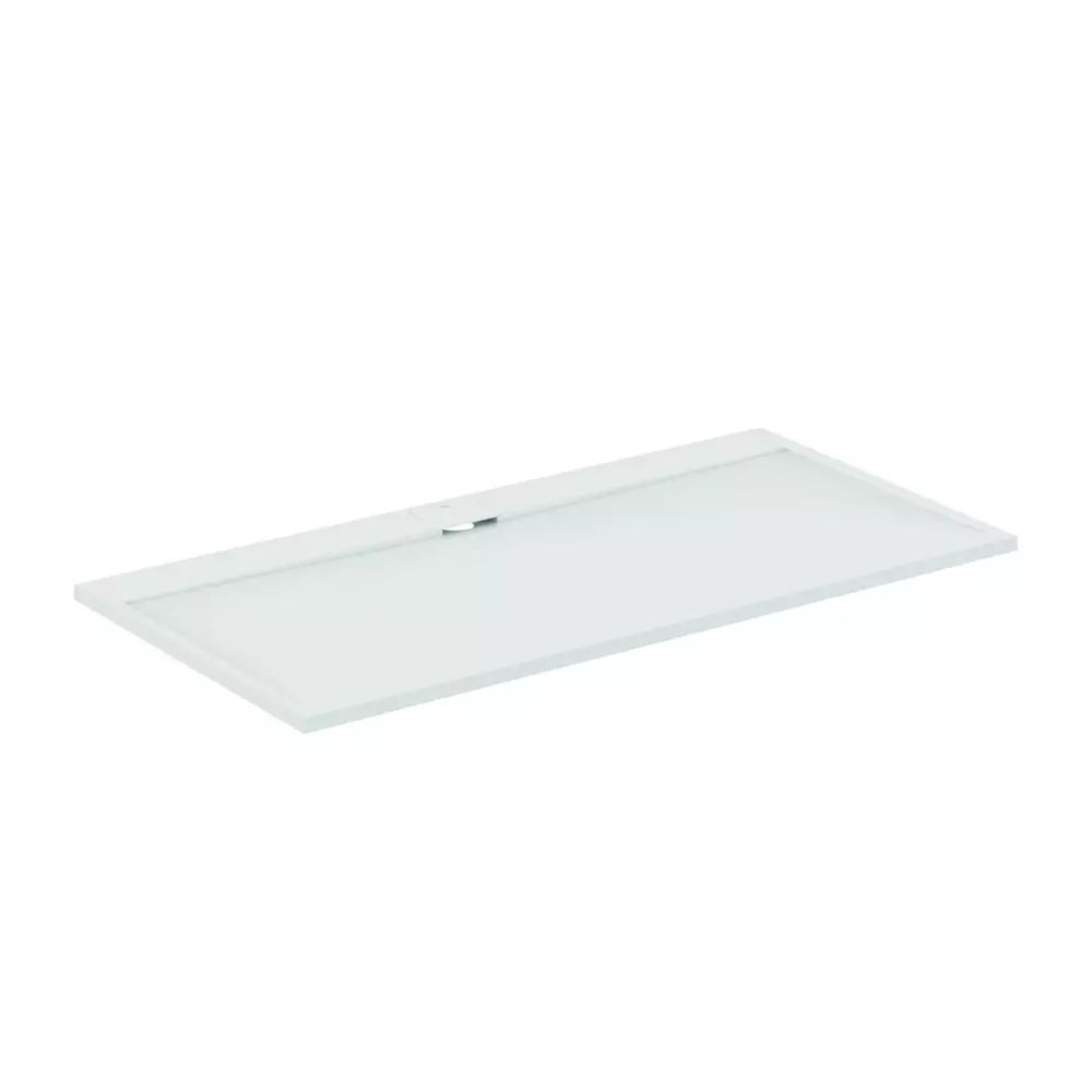 Cadita de dus dreptunghiulara Ideal Standard i.life Ultra Flat S alb pur 200x100 cm