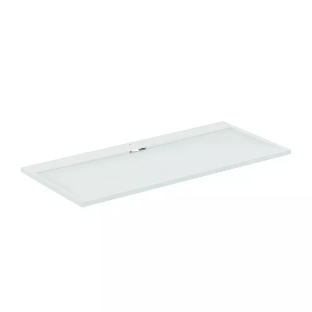 Cadita de dus dreptunghiulara Ideal Standard i.life Ultra Flat S alb pur 200x90 cm