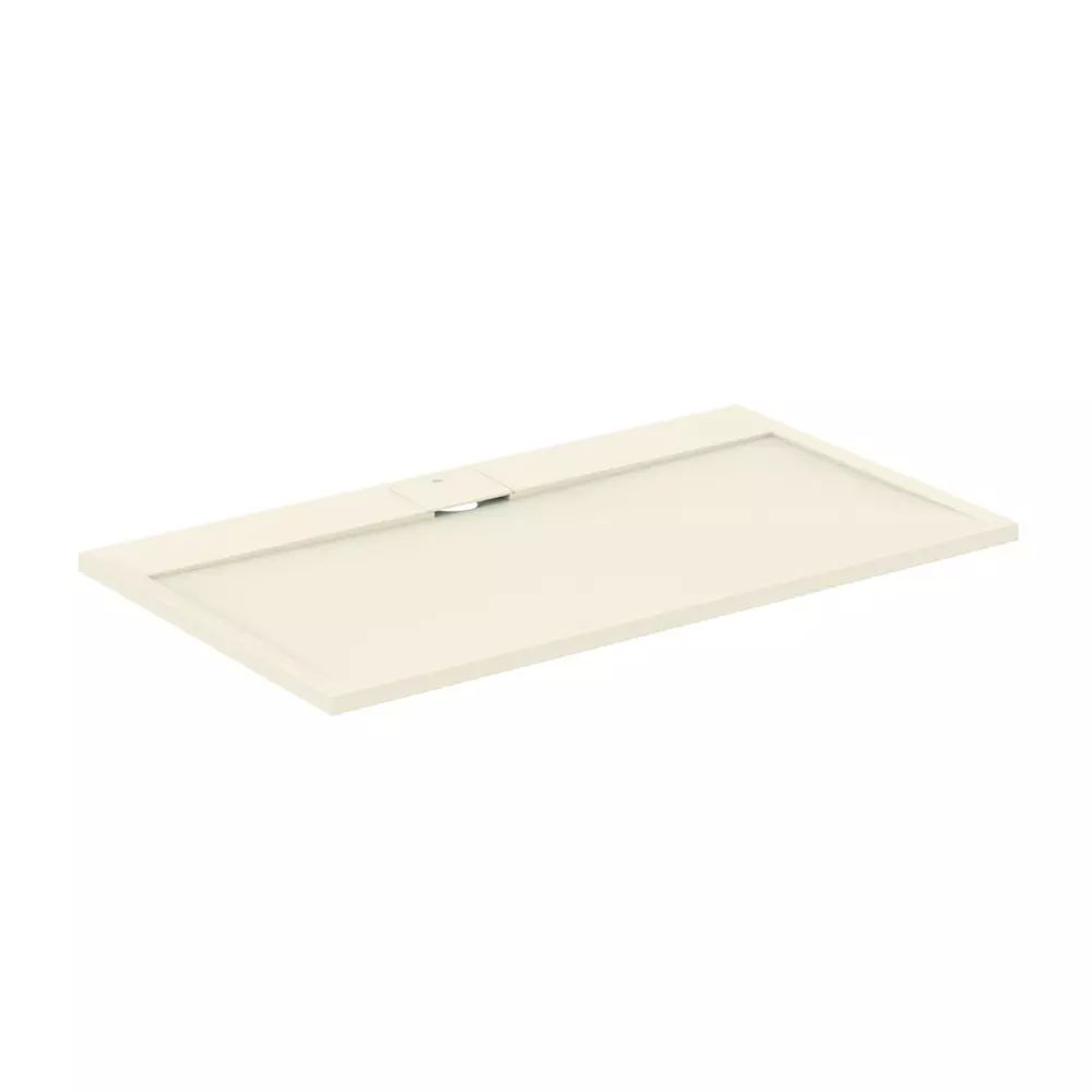 Cadita de dus dreptunghiulara Ideal Standard i.life Ultra Flat S nisipiu 140x80 cm