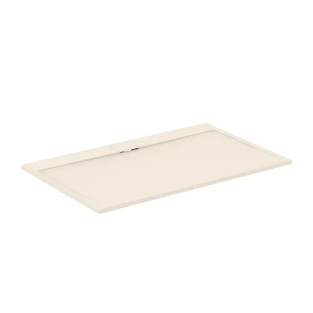 Cadita de dus dreptunghiulara Ideal Standard i.life Ultra Flat S nisipiu 160x100 cm