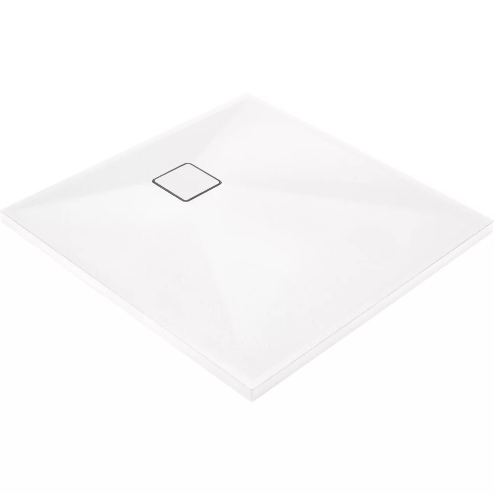 Cadita de dus patrata Deante Correo alb 90x90 cm