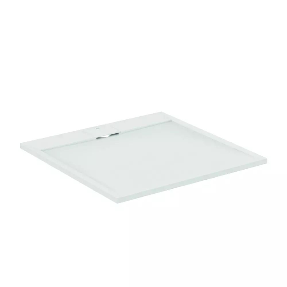 Cadita de dus patrata Ideal Standard i.life Ultra Flat S alb pur 100x100 cm