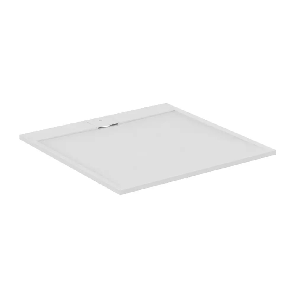 Cadita de dus patrata Ideal Standard i.life Ultra Flat S alb pur 120x120 cm