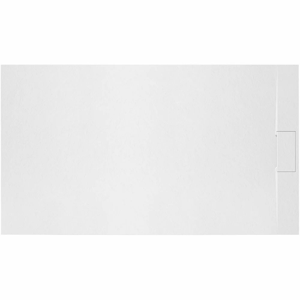 Cadita dus dreptunghiulara alb Rea Bazalt 80x120 cm