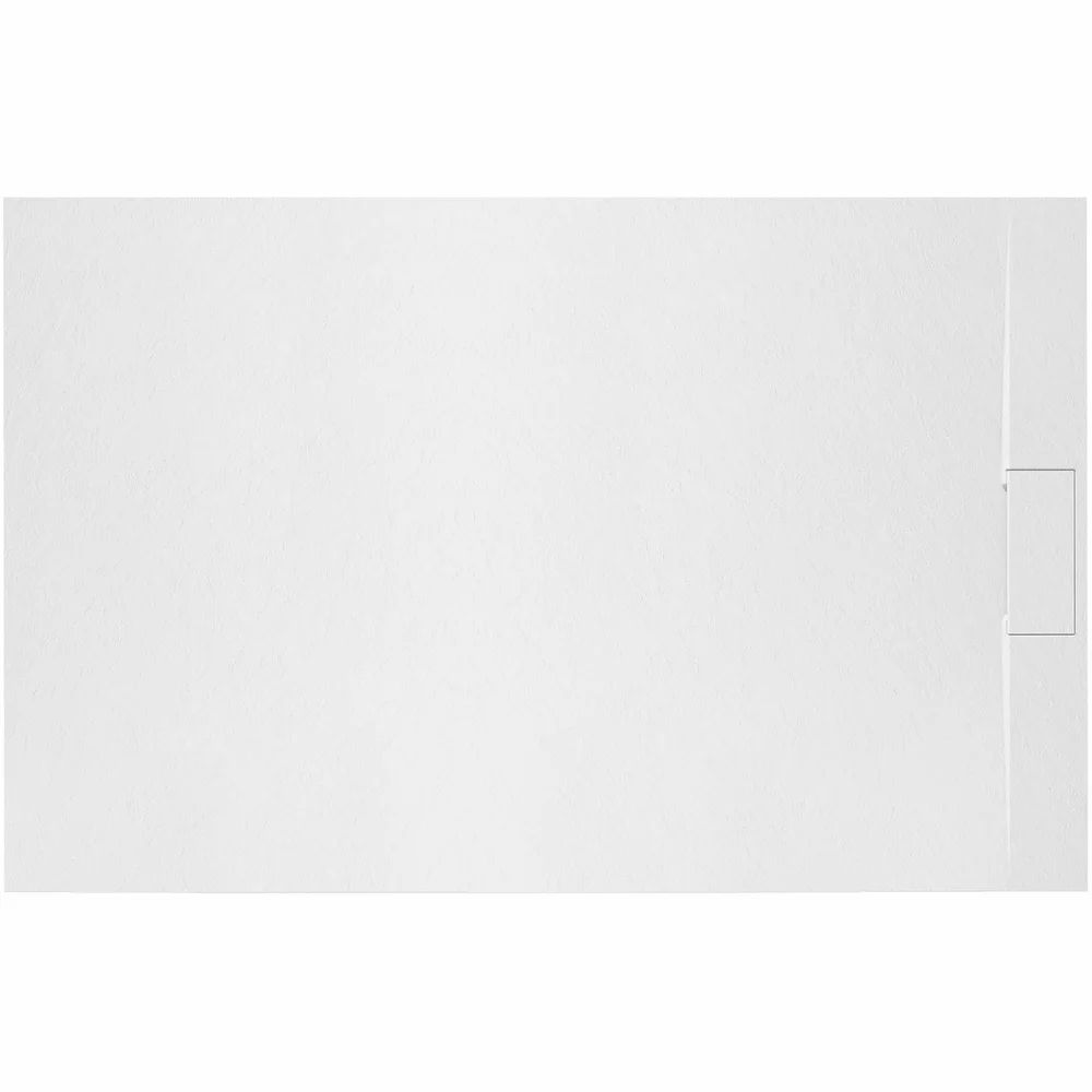 Cadita dus dreptunghiulara alb Rea Bazalt 90x120 cm